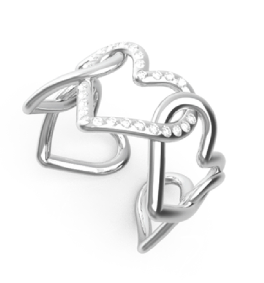 Guess HEART TO HEART JUBR01087JWRH52 - Vista frontal