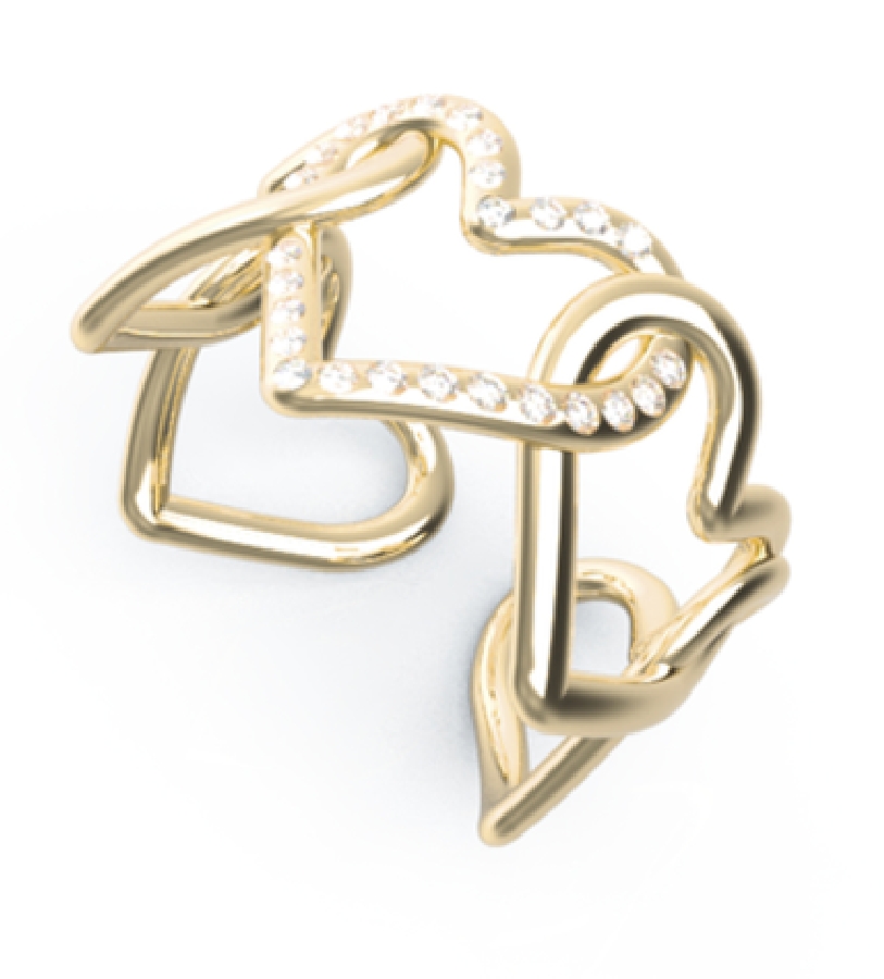 Guess HEART TO HEART JUBR01087JWYG54 - Vista frontal