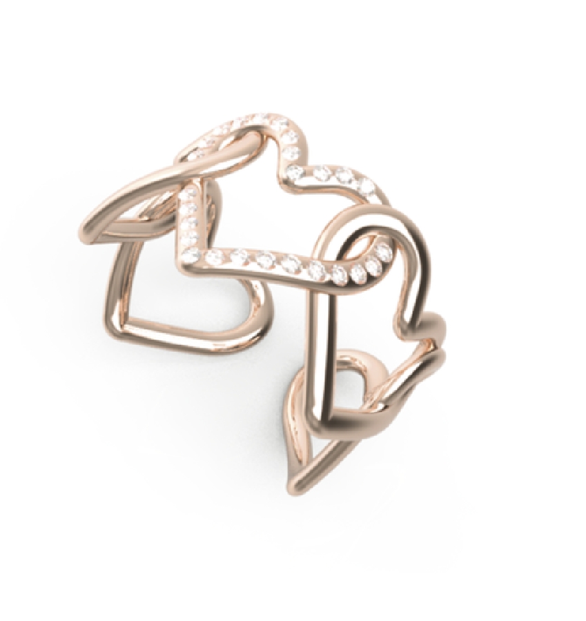 Guess HEART TO HEART JUBR01087JWRG52 - Vista frontal