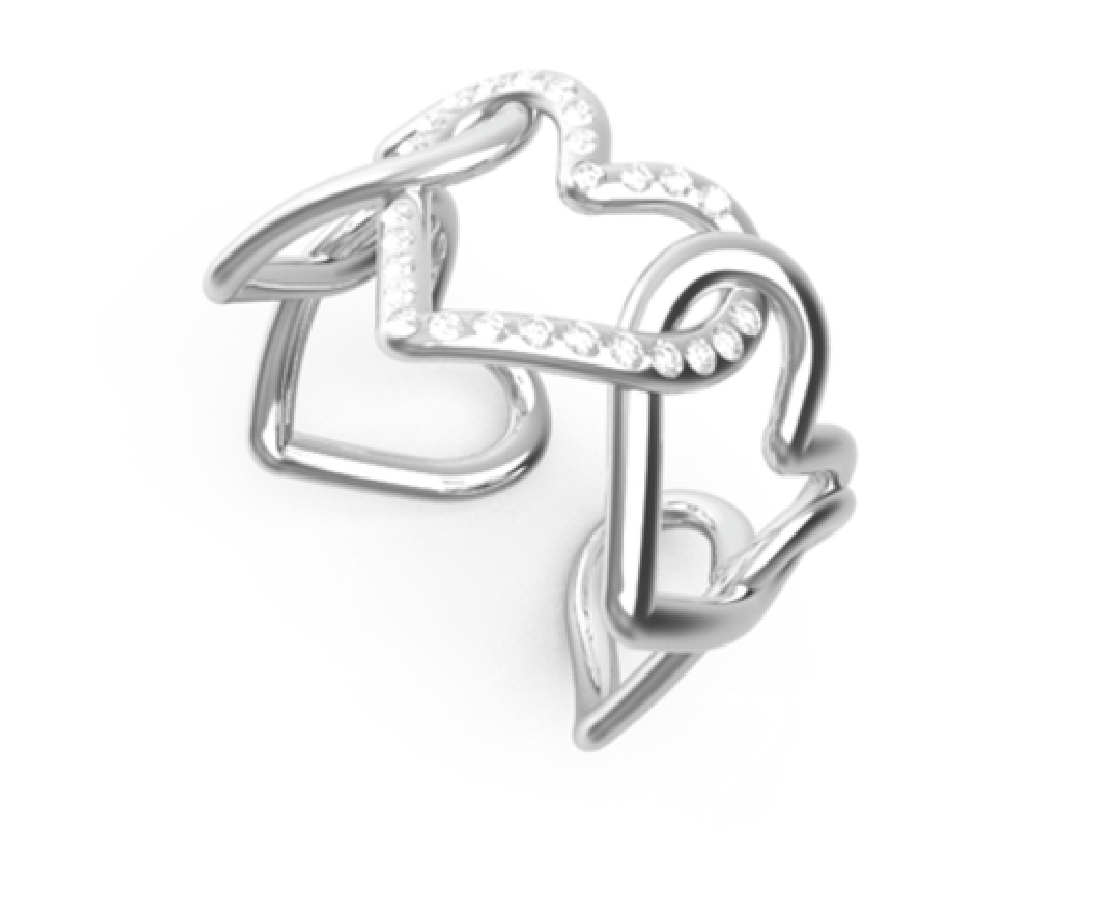 Guess HEART TO HEART JUBR01087JWRH56 - Vista frontal