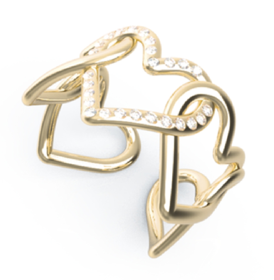 Guess HEART TO HEART JUBR01087JWYG56 - Vista frontal