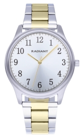 RELOJ RADIANT REX 40MM SILVER DIAL IPSILVER-GOLD BRAZ RA574205