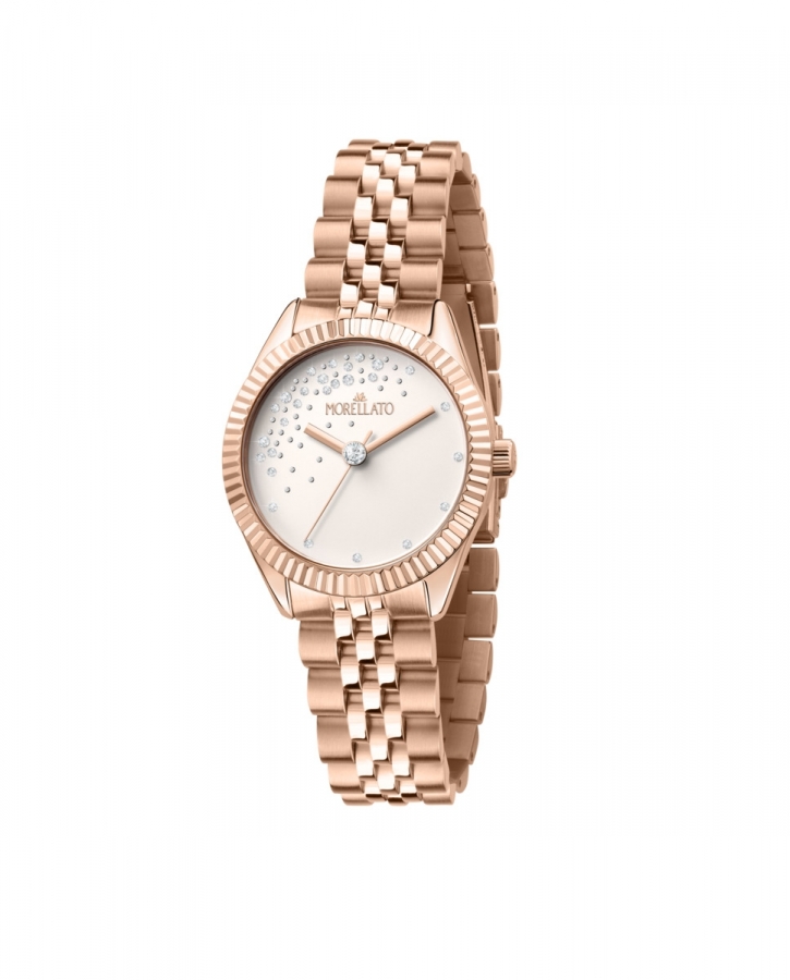 Morellato MAGIA 32MM 3H WHITE DIAL BR RG R0153165506 - Vista frontal