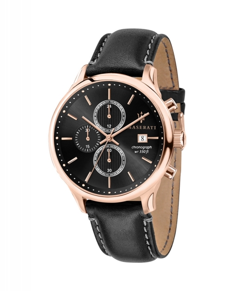 GENTLEMAN 43mm CHR BLACK DIAL BLK S