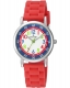 PLAY  32MM WHITE DIAL RED SILI STRAP