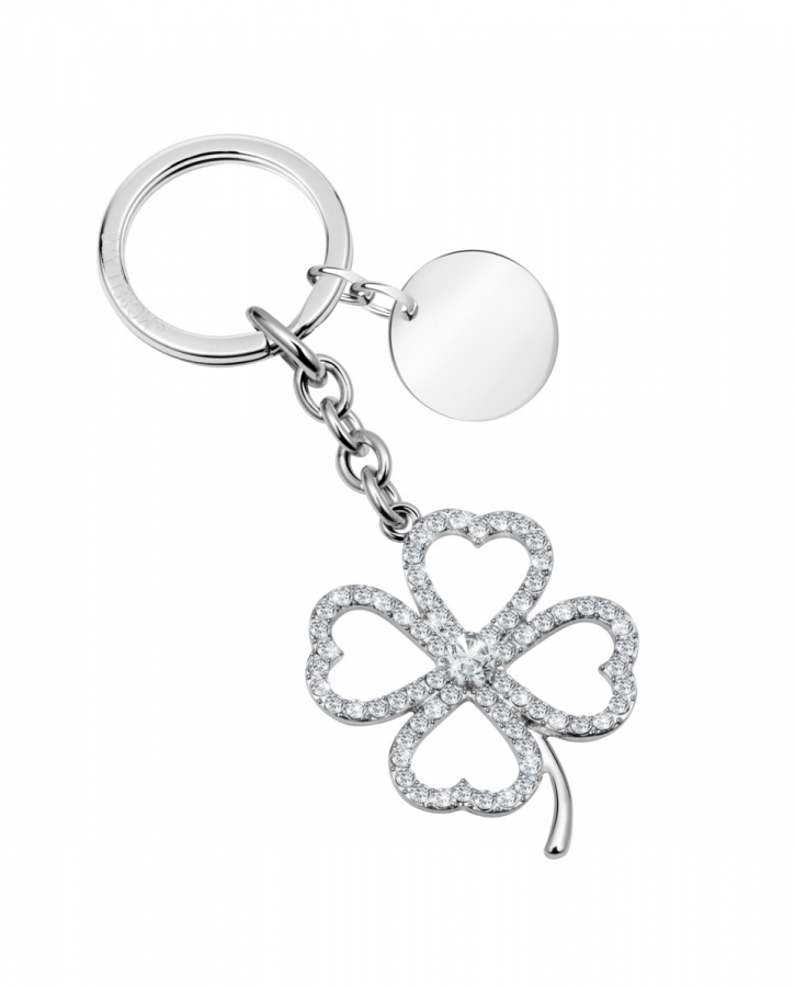 Morellato KEYHOLDER MAGIC SS FOUR LEAF COVER W/CRY SD0393 - Vista frontal