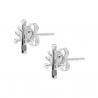 FOSSIL JEWELRY STERLING SILVER PENDIENTES JFS00548040