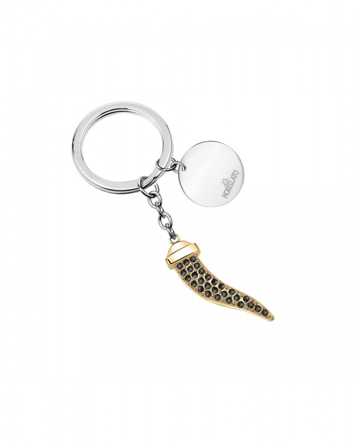 Morellato PORTACHIAVI MAGIC SS LUCKY CHILLI RH+RUB SD0404 - Vista frontal