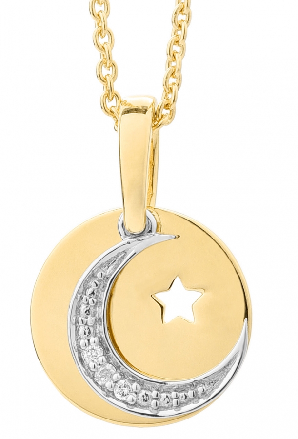 Secrecy Jewels MOON COLLAR P7155CDAWWC93 - Vista frontal