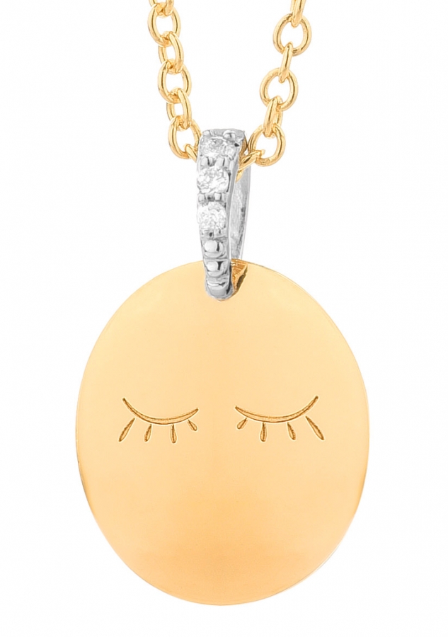 Secrecy Jewels KEEP CALM COLLAR P7214CDAWWC93 - Vista frontal