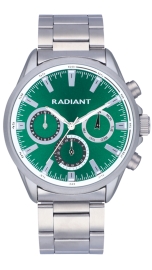 RELOJ RADIANT RAPTOR 44MM GREEN DIAL SS BRACELET RA589702