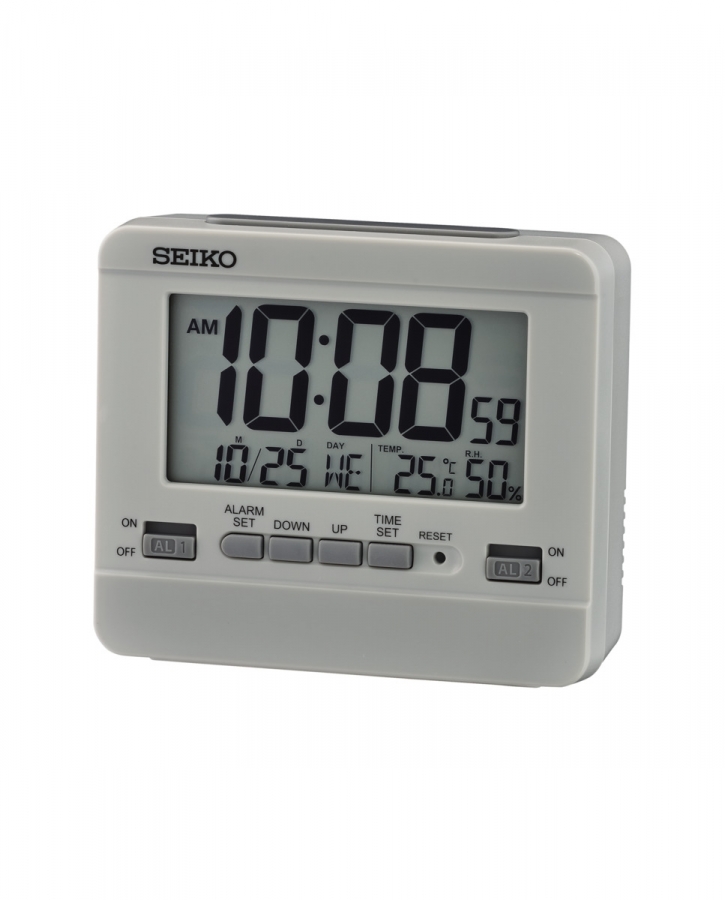 Seiko RELOJ DIGITAL SOBREMESA QHL086N - Vista frontal