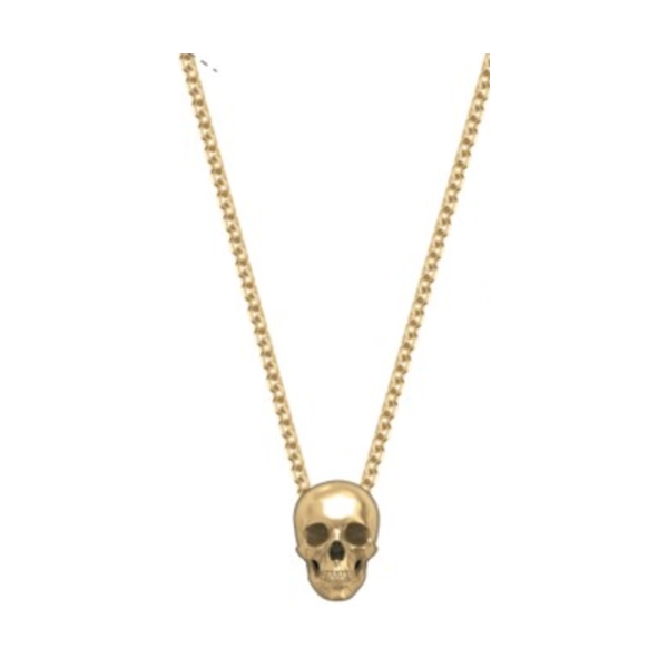 TRIBAL EDGE NECKLACE IPG SKULL 500MM