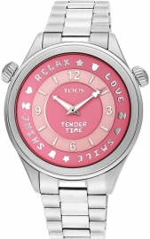 RELOJ TENDER TIME SS ESFERA ROSA