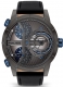 POLICE VIBE 2H,3H GUN DIAL / CHARCOAL LEATHER PEWJA2118102