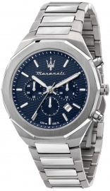 RELOJ MASERATI STILE 45MM CHR BLUE DIAL BR SS R8873642006