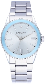 RELOJ RADIANT FROST 38MM SOFT BLUE BEZEL SS DIAL & BRA RA592203