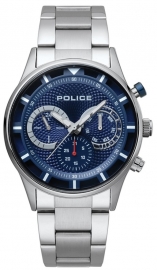 RELOJ POLICE DRIVER MULTI BLUE DIAL SILVER SS BAND PL.14383JS-03M