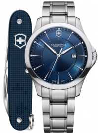 RELOJ ALLIANCE GENT BLUE DIAL, ARMYS + KNIFE