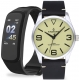 RADIANT DARTH 42MM BEIGE DIAL BLACK LEATHER STRA RA533202T