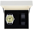 RADIANT DARTH 42MM BEIGE DIAL BLACK LEATHER STRA RA533202T