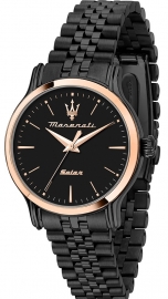 RELOJ MASERATI EPOCA 34MM SOLAR 3H BLACK DIAL BR BLACK R8853118518