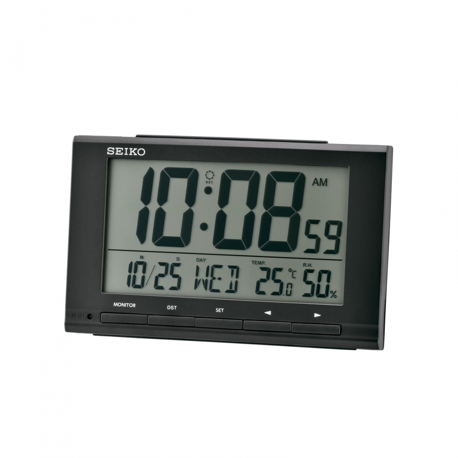 Seiko DESPERTADOR DIGITAL, ALARMA ZUMBADOR QHL090K - Vista frontal