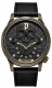 JET 3H BLACK&GOLD DIAL BLACK LEATHER