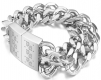 SIGNATURE LINK BRACELET SS SHINY 170MM