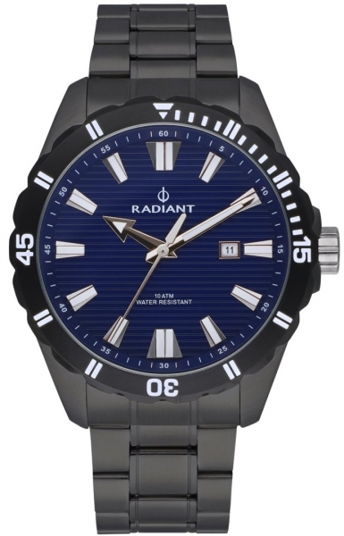 TAGRAD II 45MM BLUE DIAL IPBLACK BRACEL