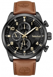 RELOJ Henniker II Black Dial Brown Leather