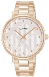 RELOJ Mujer brazalete 3 agujas 36mm IP rosé